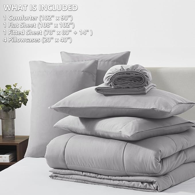 Comforter Set - King - 7 Piece