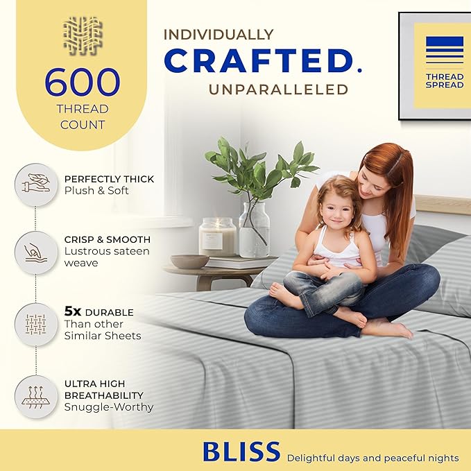 Cooling Bed Sheet Set - California King - 18 in Deep Pocket - 4 Piece