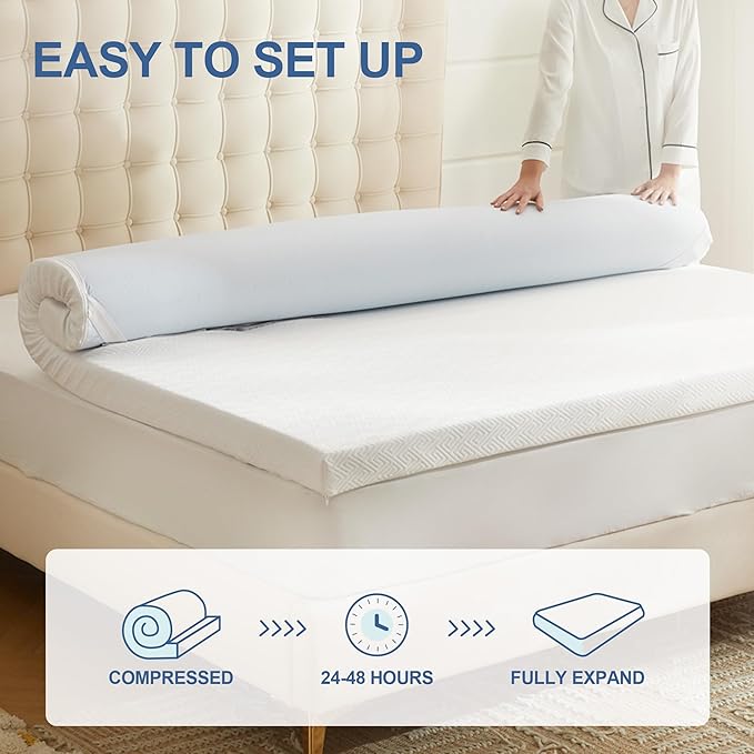 Memory Foam Mattress Topper - Queen