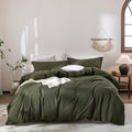 Linen Duvet Cover Set - Twin