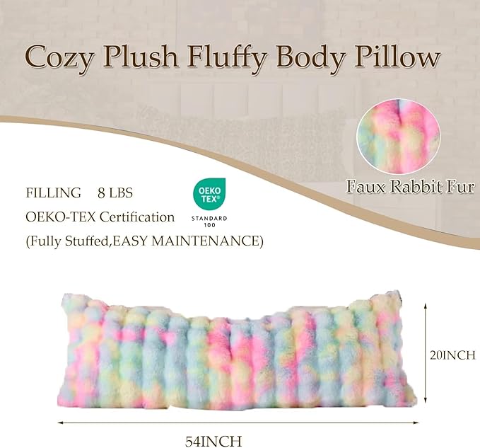 Memory Foam Orthopedic Body Pillow - Full - 20 x 54 in