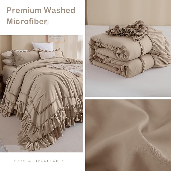 Microfiber Comforter Set - King - 3 Piece