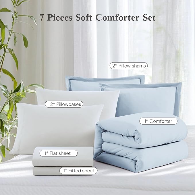Comforter Set - Queen - 7 Piece