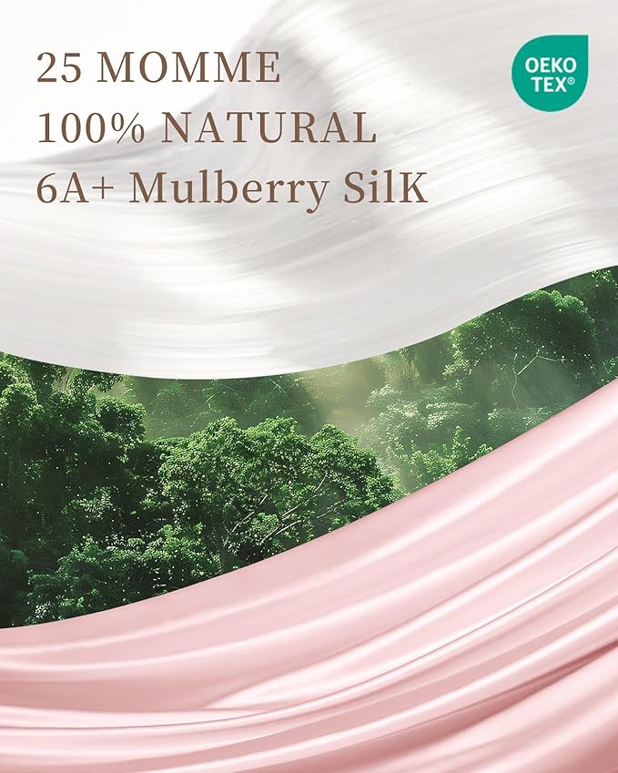Mulberry Silk Bed Sheet Set - California King - 4 Piece