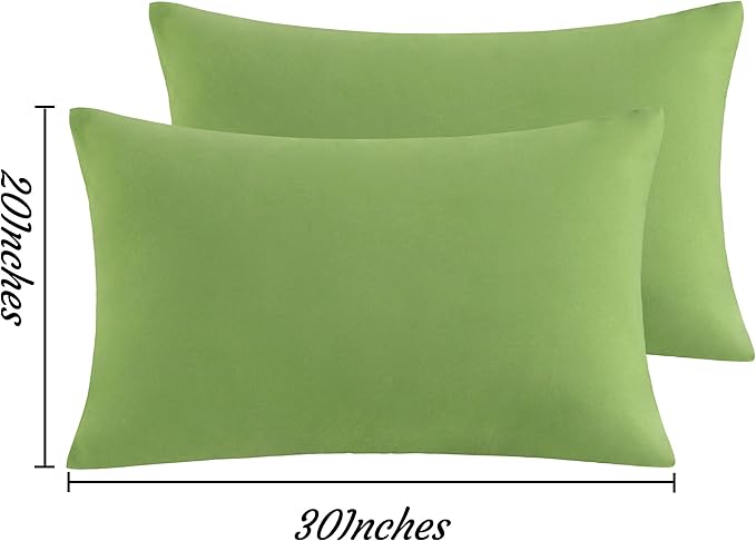 Microfiber Pillowcase Set - Queen - 20 x 30 in - 2 Pack - 2 Piece