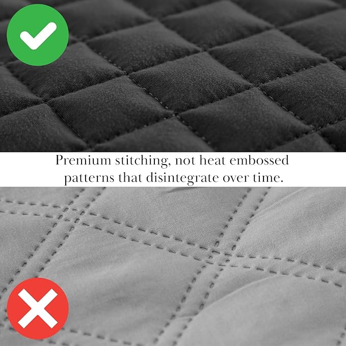Microfiber Quilt Set - King