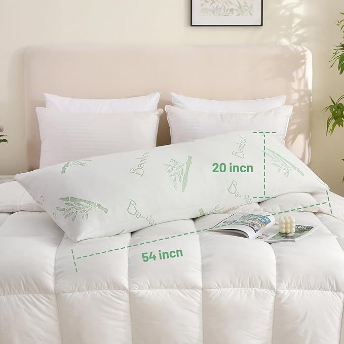Memory Foam Body Pillow - Full - 20 x 54 in