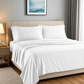 Linen Cooling Bed Sheet Set - King - 17 in Deep Pocket - 4 Piece