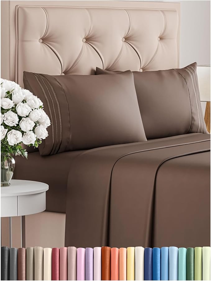 Cooling Bed Sheet Set - King - 4 Piece