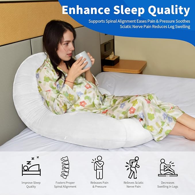 Velvet Cooling Body Pillow - Full