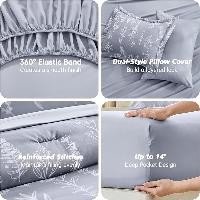 Comforter Set - Queen - 7 Piece