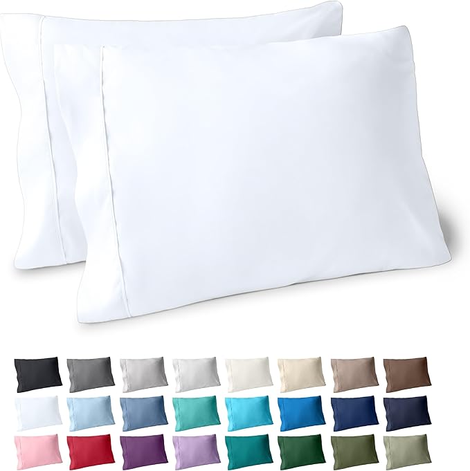 Microfiber Cooling Pillowcase Set - Queen - 2 Pack - 2 Piece