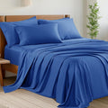 Bamboo Cooling Bed Sheet Set - Queen - 6 Piece