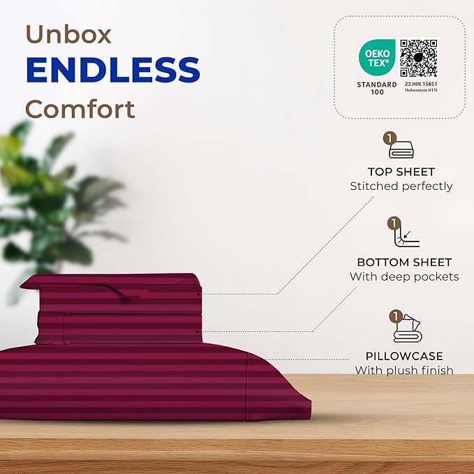 Bed Sheet Set - Twin XL - 3 Piece