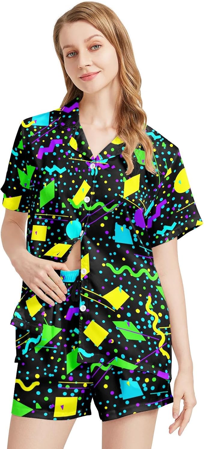 Women's Pajama Set - Short Sleeve - 2 Piece