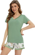 Women's Bamboo Cooling Pajama Set - Short Sleeve - 2 Piece