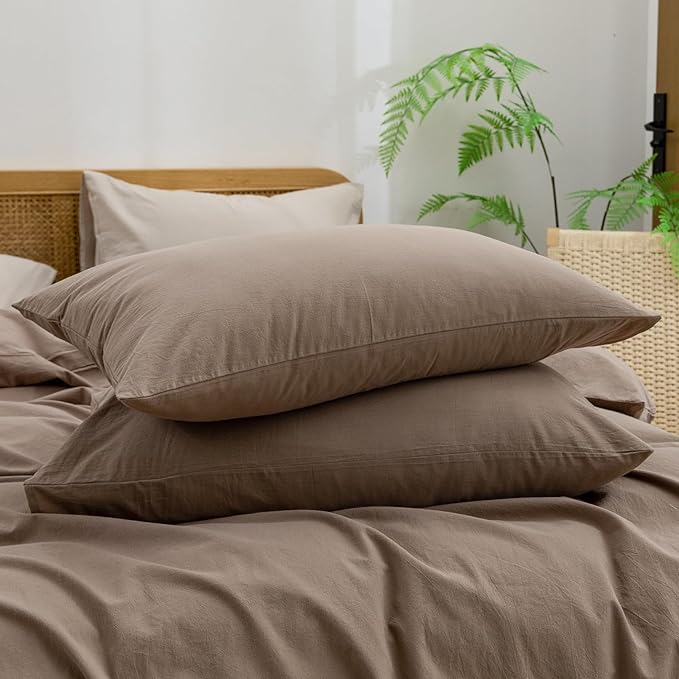 Linen Duvet Cover Set - King - 3 Piece