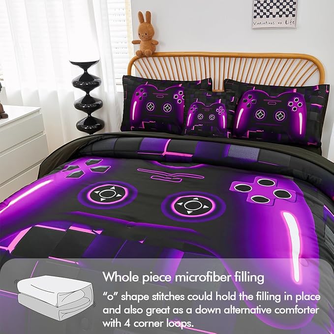 Comforter Set - Twin - 6 Piece