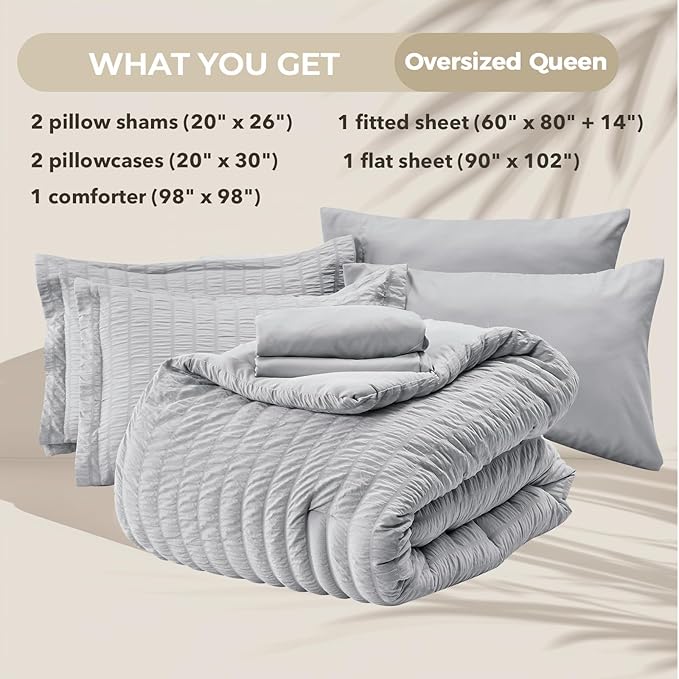Comforter Set - Queen - 7 Piece