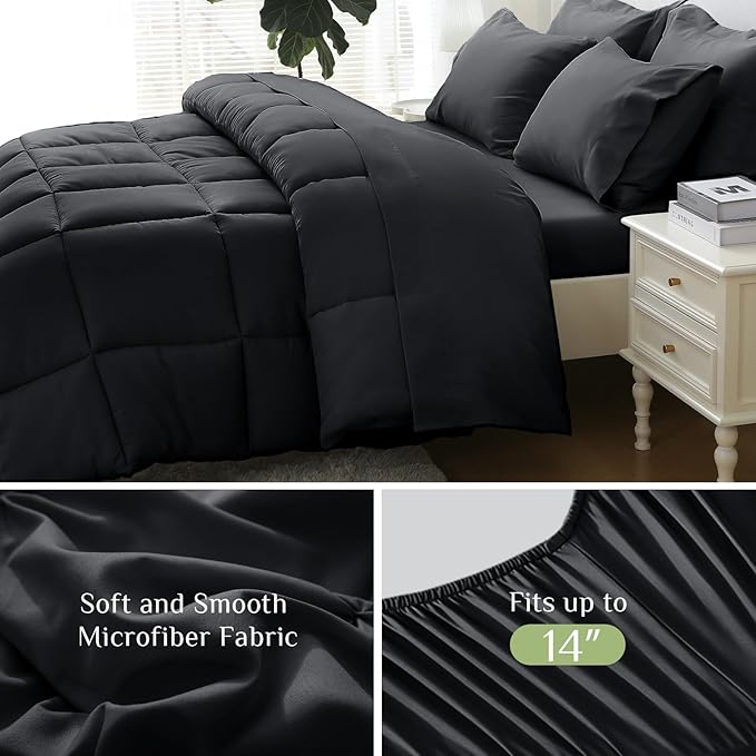 Down Alternative Comforter Set - Full - 7 Piece