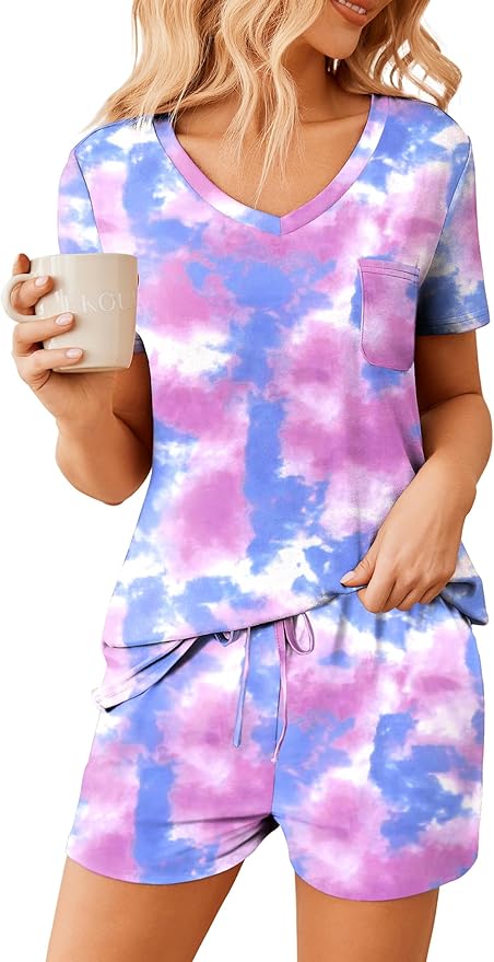 Women's Pajama Set - Short Sleeve - 2 Piece