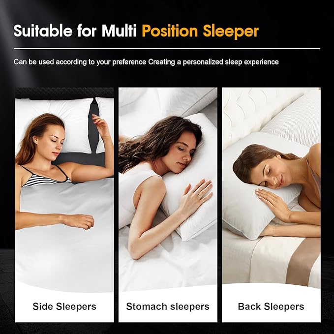 100% Cotton Bed Pillow - King - 2 Piece