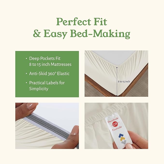 Bed Sheet Set - King - 4 Piece