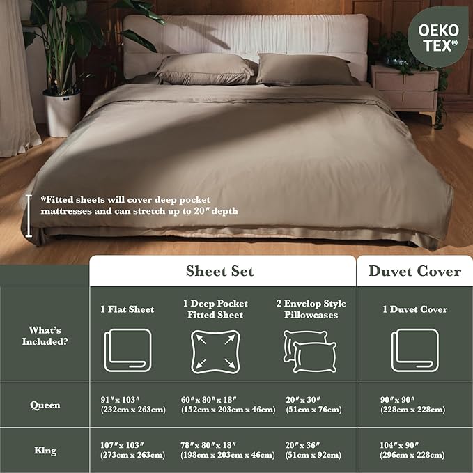 Bamboo Cooling Duvet Cover - King
