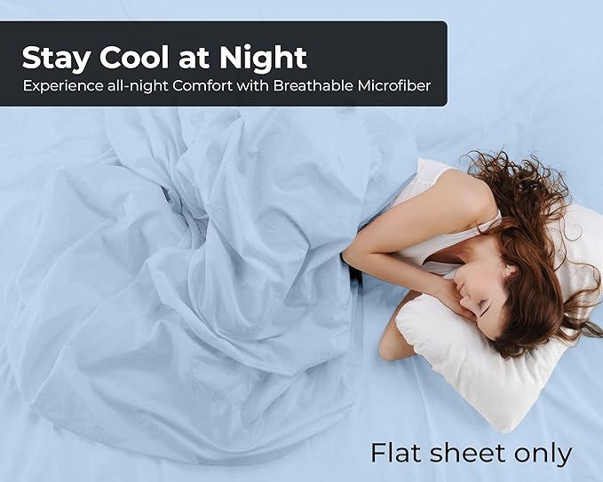 Microfiber Flat Sheet - Twin