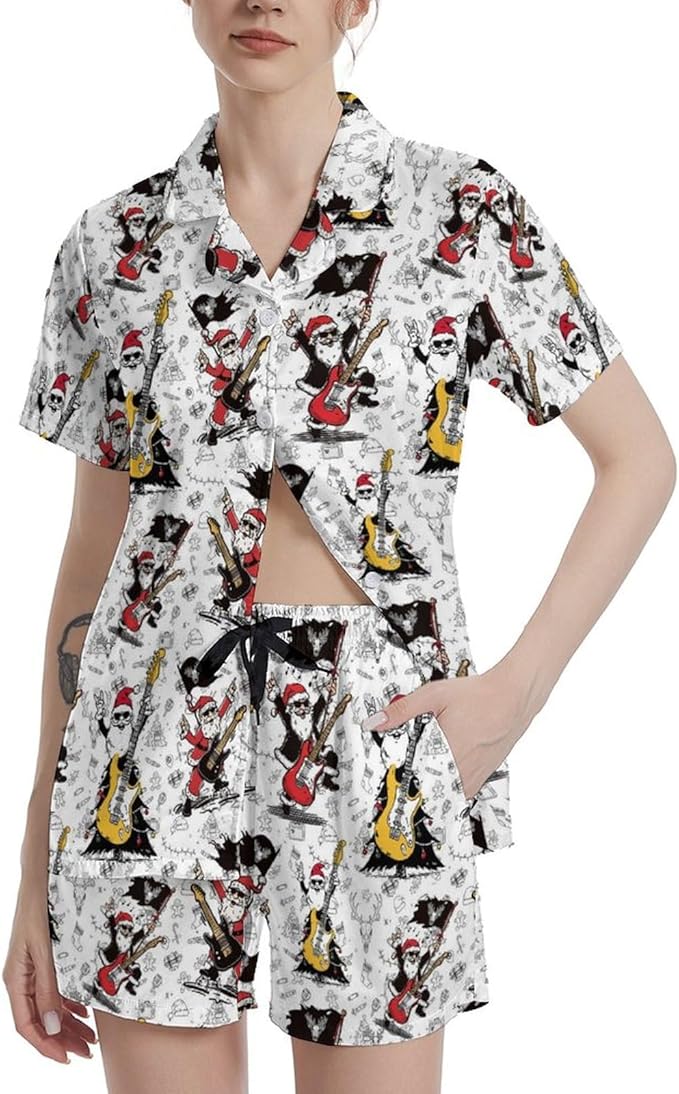 Women's Pajama Set - Short Sleeve - 2 Piece