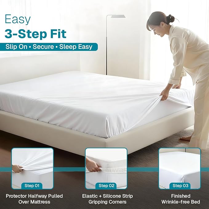 Waterproof Mattress Protector - Full - 17 in Deep Pocket