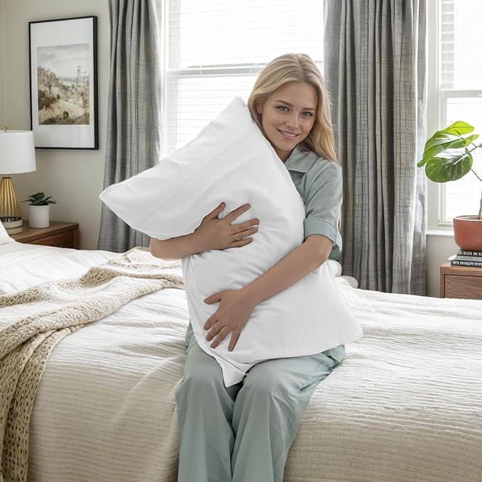 Bamboo Cooling Pillowcase Set - Queen - 20 x 30 in - 2 Pack - 2 Piece