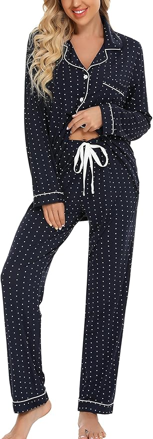 Women's Pants Pajama Set - Long Sleeve - 2 Piece