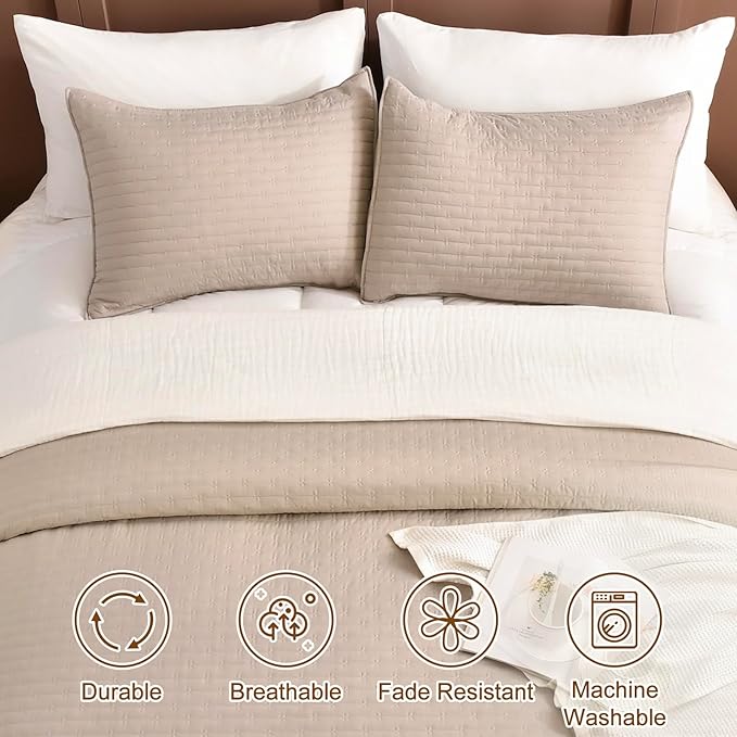 Linen Bedding Set - Queen - 3 Piece