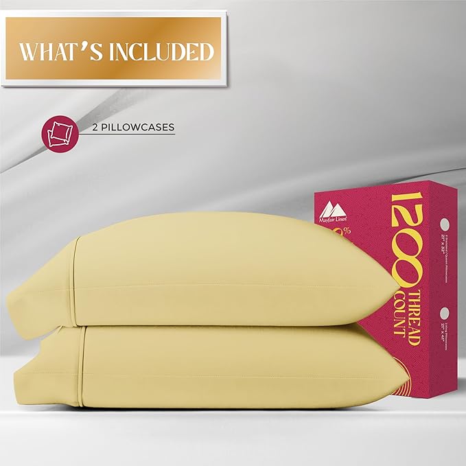 Linen Pillowcase Set - Queen - 2 Piece