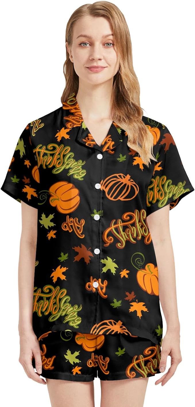 Women's Pajama Set - Short Sleeve - 2 Piece