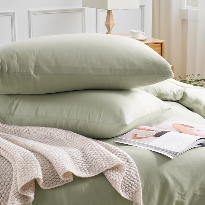 Linen Duvet Cover Set - Twin - 2 Piece