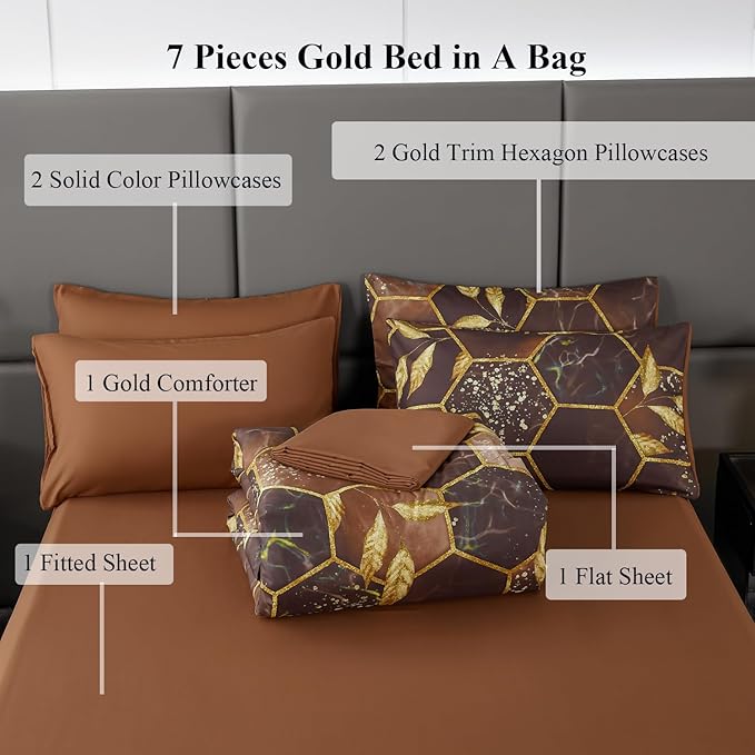 Comforter Set - Queen - 7 Piece