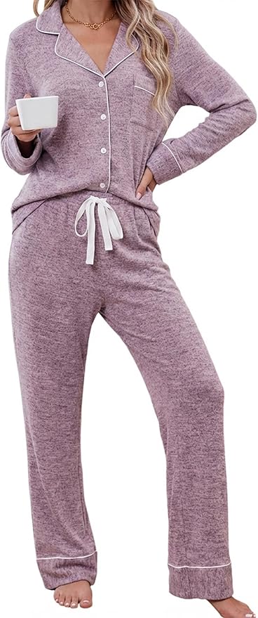 Women's Pants Pajama Set - Long Sleeve - 2 Piece