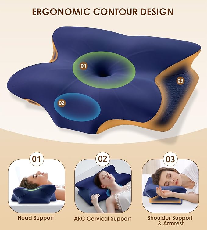 Memory Foam Cooling Bed Pillow