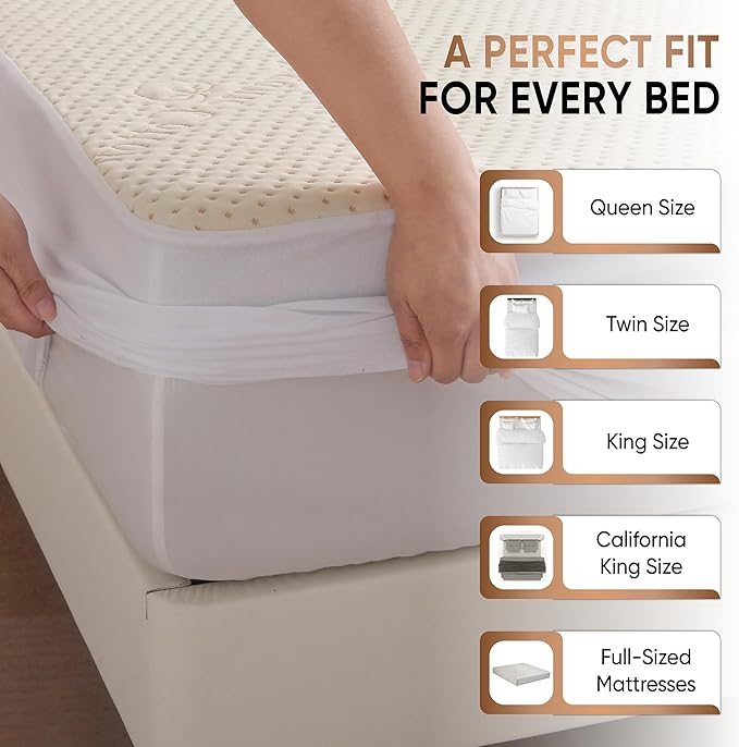 Jersey Waterproof Mattress Protector - Full
