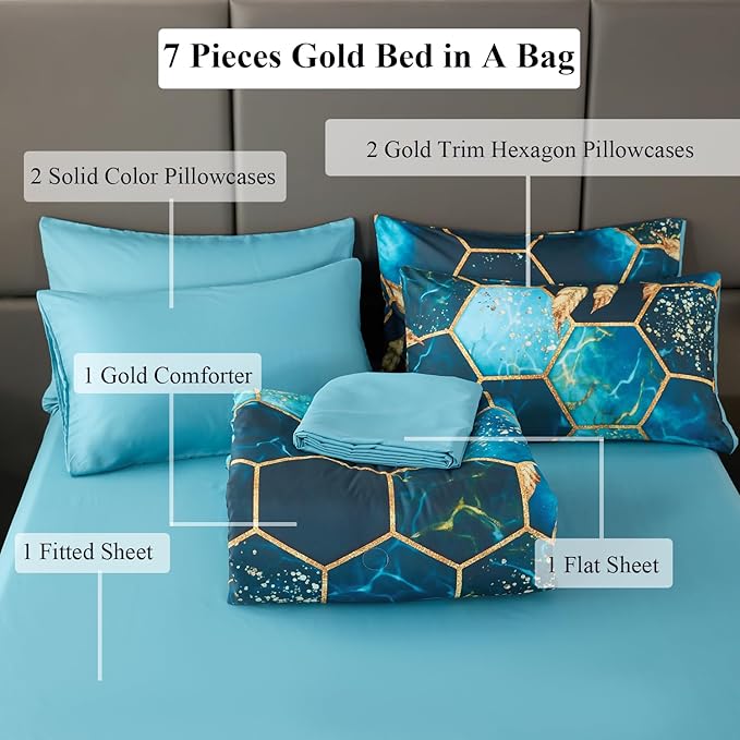 Comforter Set - Queen - 7 Piece