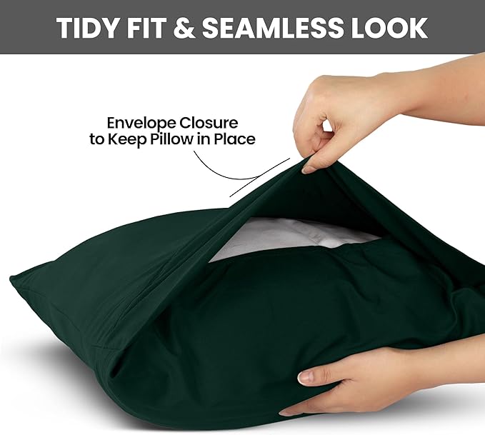 Microfiber Pillowcase Set - Standard - 20 x 26 in - 2 Pack