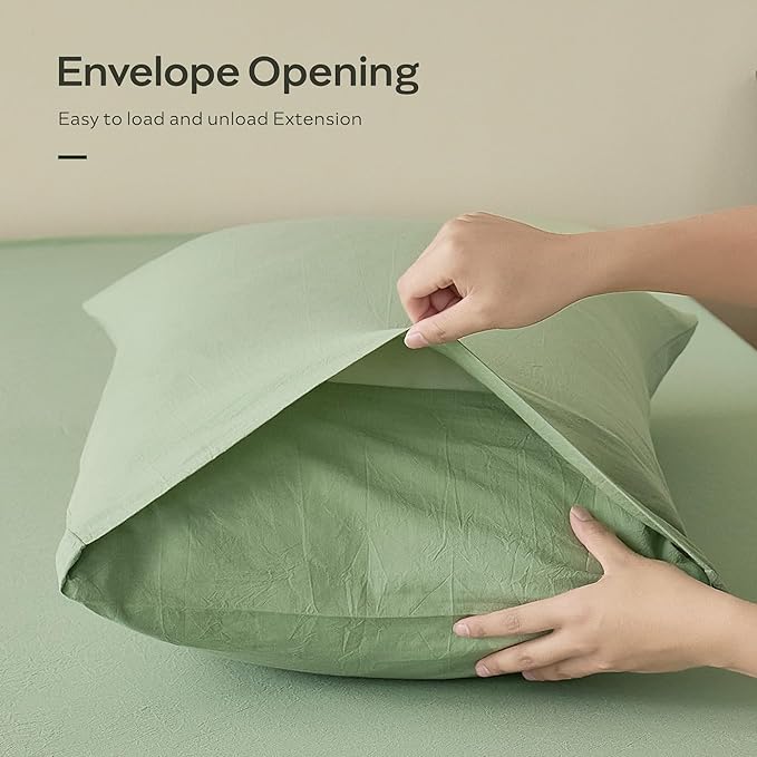 Linen Pillowcase Set - Standard - 20 x 26 in - 2 Piece