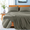100% Cotton Cooling Bed Sheet Set - King - 4 Piece