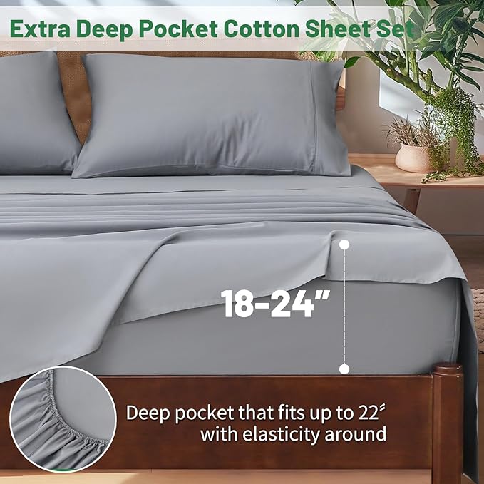 Bed Sheet Set - Queen - 4 Piece