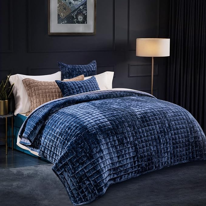 Velvet Quilt Set - Twin XL