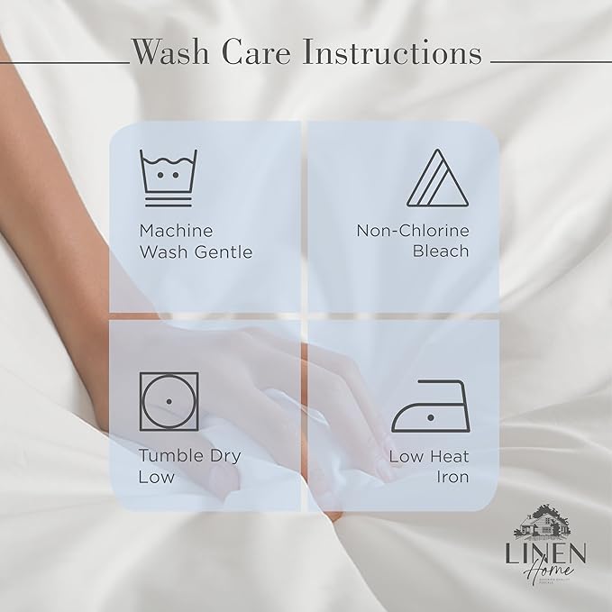 100% Cotton Bed Sheet Set - King - 4 Piece