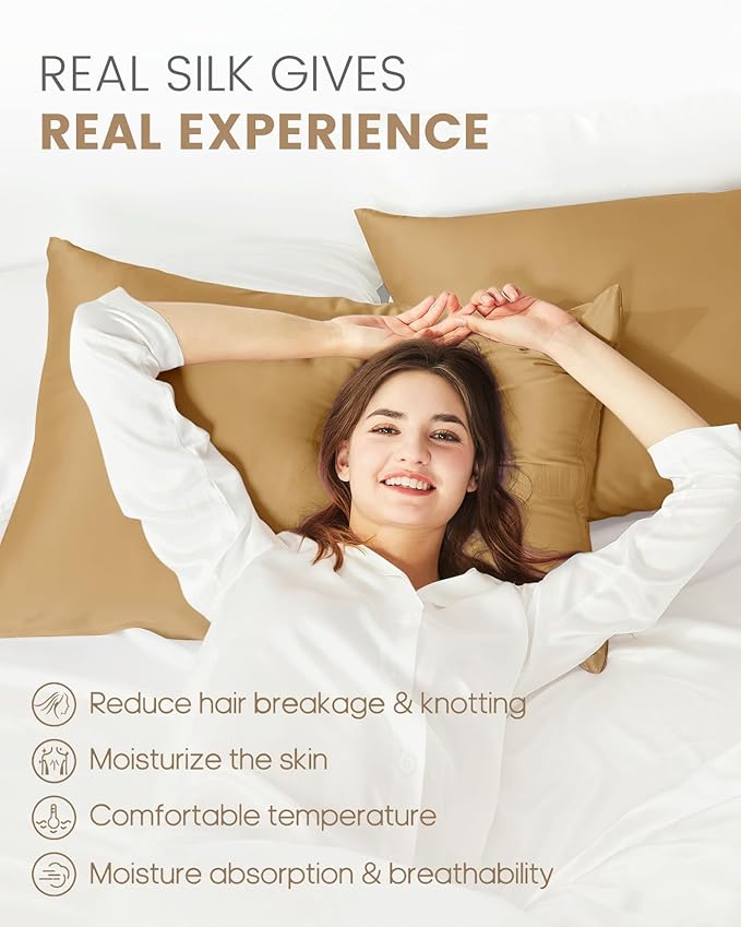 Mulberry Silk Pillowcase - Standard