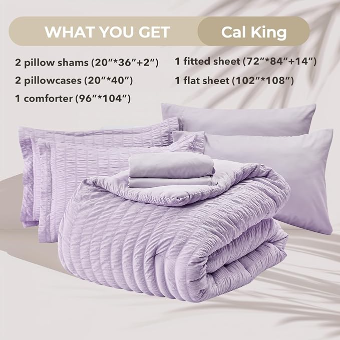 Comforter Set - California King - 7 Piece